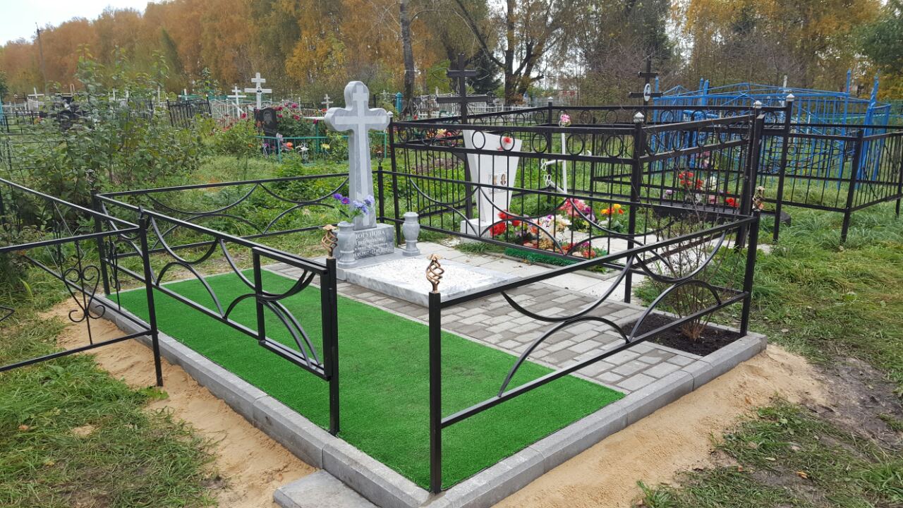 Благоустройство Могилы На Кладбище Фото Ярославль